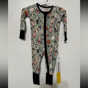 Magical Mamas Handmade Bluey Halloween Pajamas 0-3 Month NWT